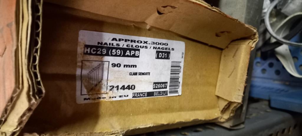 Originele schietnagels Senco 65  mm, Bricolage & Construction, Outillage | Outillage à main, Neuf, Enlèvement