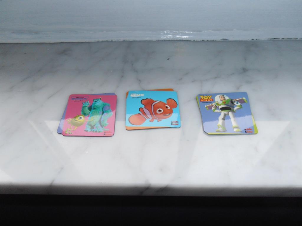 Magnets/Aimants réfrigérateur "Disney/Pixar" – KINDER, Enlèvement ou Envoi, Autres personnages, Utilisé, Autres types