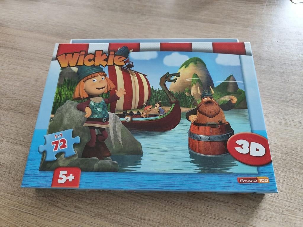 3D Puzzel Wickie, Ophalen, Zo goed als nieuw