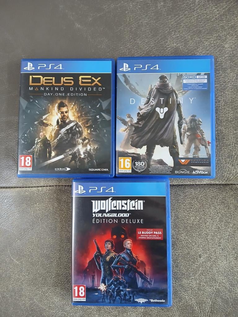 Jeux Playstation 4 divers titres (voir descriptif), Consoles de jeu & Jeux vidéo, Enlèvement ou Envoi