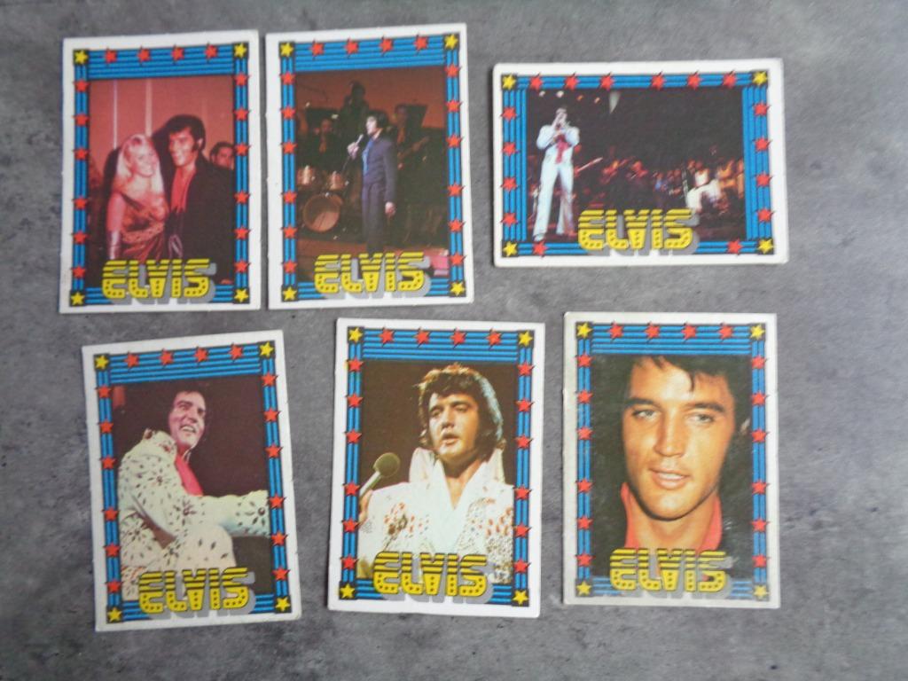 CARTES MONTY GUM ELVIS PRESLEY 6X ANNO 1978, Envoi