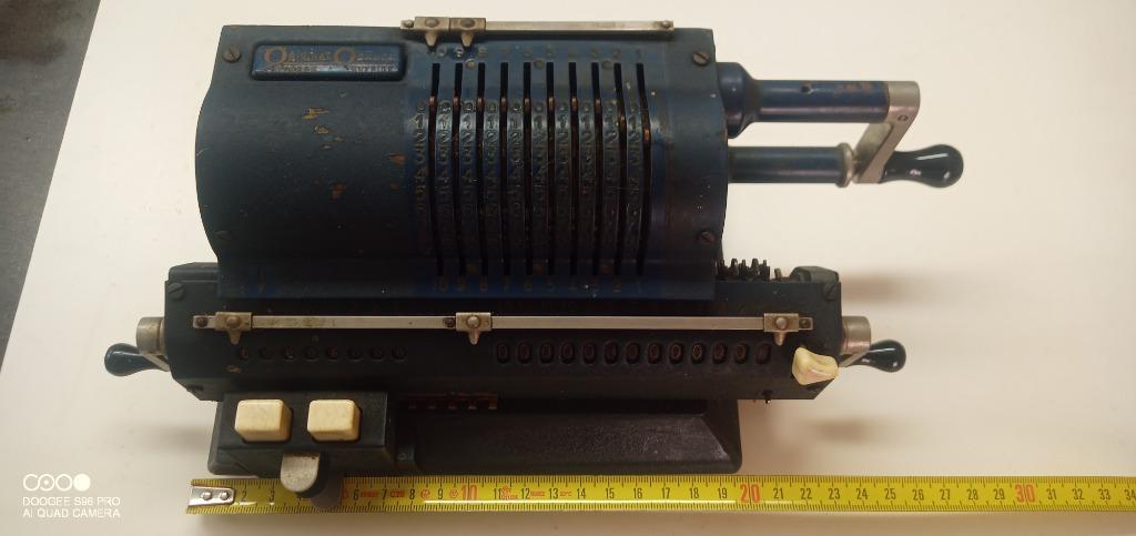 Odhner mechanische rekenmachine  1950-60, Verzamelen, Automaten | Overige, Gebruikt, Ophalen of Verzenden