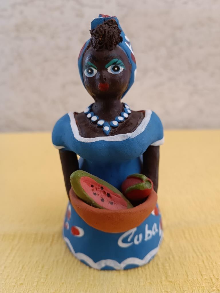 Zeer kleurrijk beeldje uit Cuba, Verzamelen, Ophalen, Zo goed als nieuw, Mens