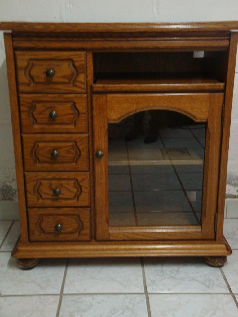 meuble tv, Ancien, 25 à 50 cm, Moins de 100 cm, Enlèvement