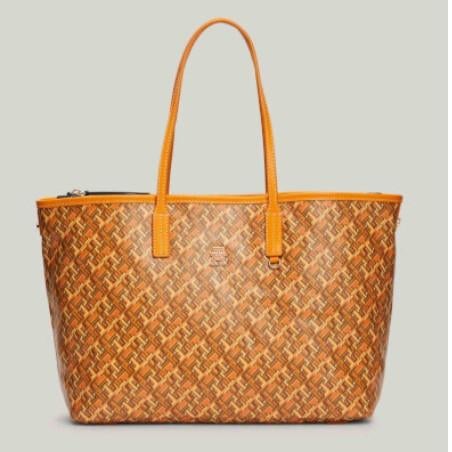 Tommy Hilfiger shopper/handtas + Nieuw, Ophalen of Verzenden, Nieuw, Oranje, Shopper