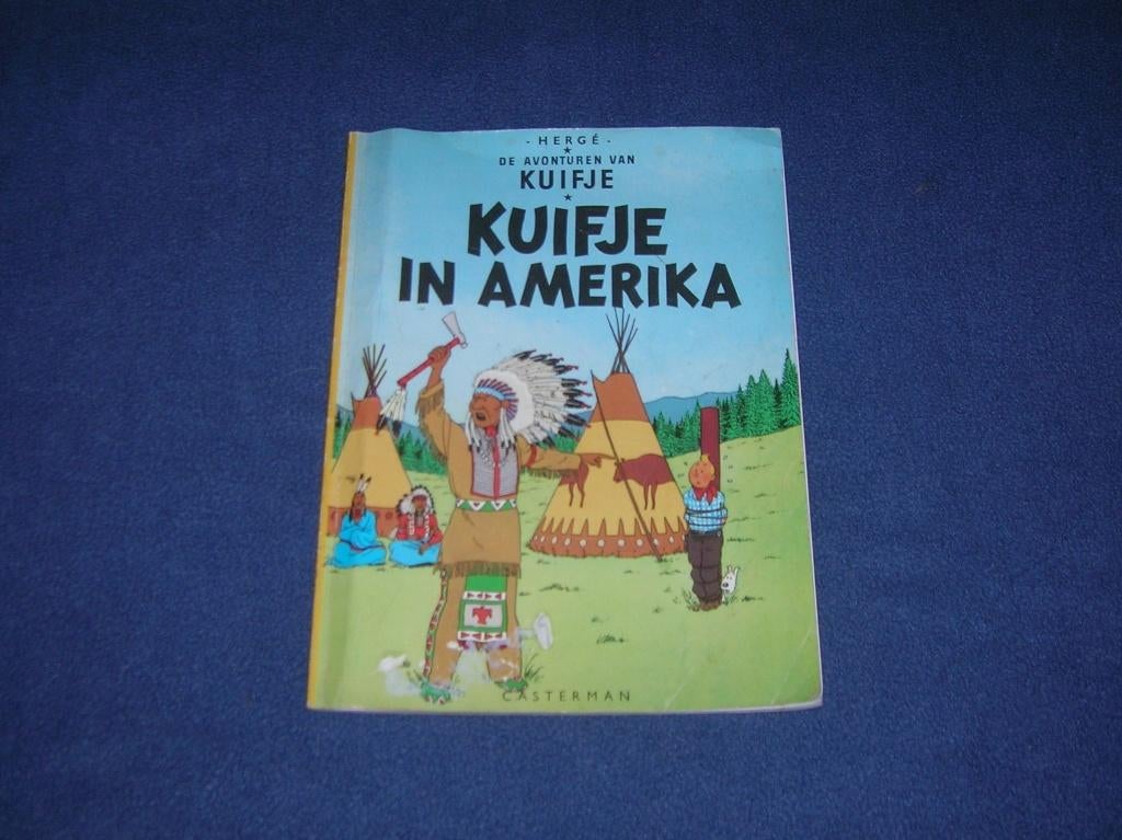 Stripverhaal Kuifje in Amerika 1947, Boeken, Stripverhalen, Eén stripboek, Ophalen of Verzenden, Herge