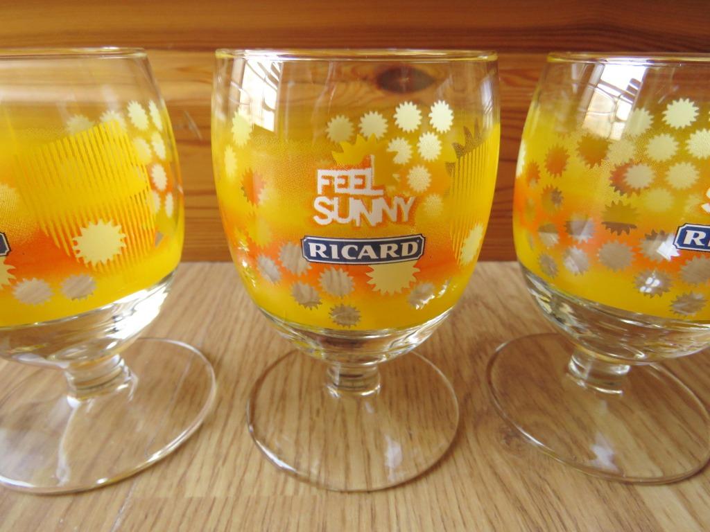 3 verres ballon Ricard Feel Sunny, Ophalen of Verzenden, Zo goed als nieuw, Overige typen