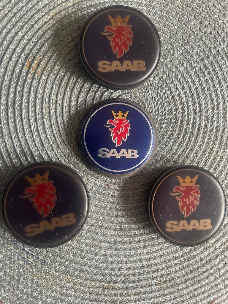 Saab 9.3 wielnaaf doppen, Ophalen of Verzenden, Gebruikt