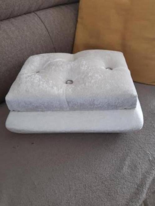 Juwelendoos wit fluweel, Ophalen of Verzenden, Gebruikt, Wit, Hardcase