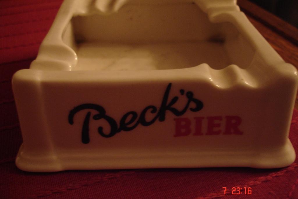 Asbak Becks Bier, Ophalen of Verzenden, Nieuw, Overige typen