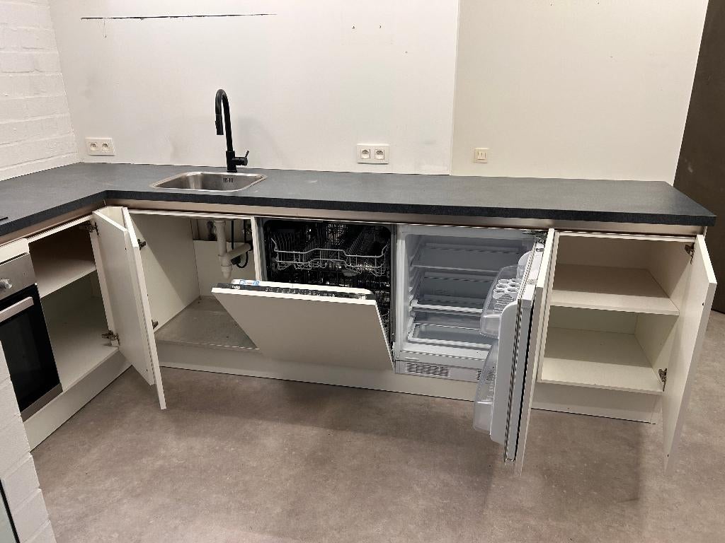 Kitchenette complète - prix réduit, Enlèvement, Comme neuf, Blanc