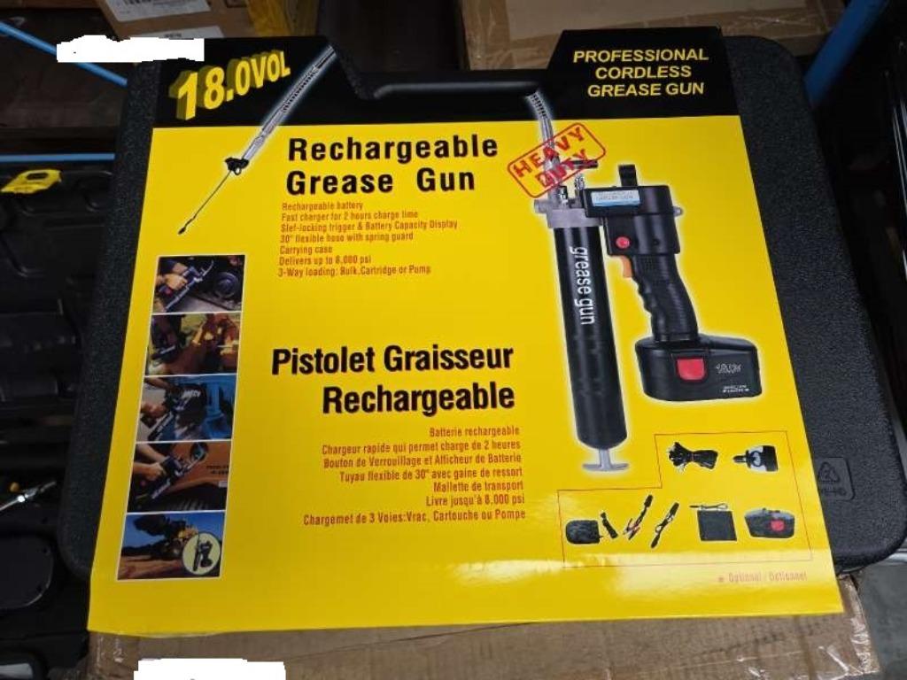 Pompes à graisse à batterie, Enlèvement