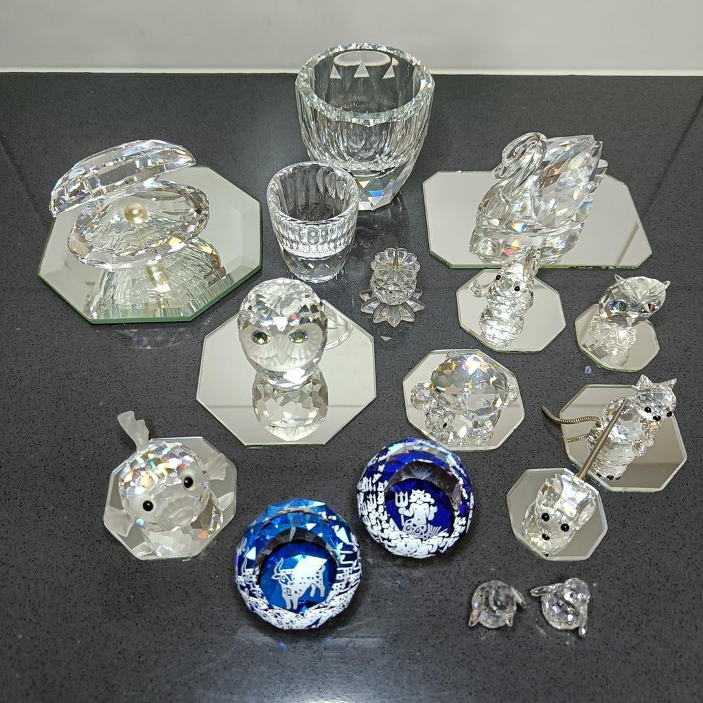 Beaucoup de Swarovski, plein de choses différentes., Collections, Swarovski, Comme neuf, Figurine, Enlèvement ou Envoi