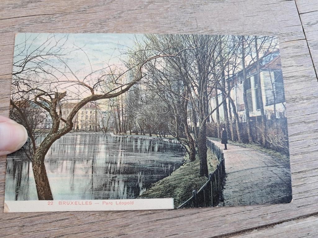 Ancien parc avec sceau colonial, Parc Léopold de Bruxelles, Timbres & Monnaies, Lettres & Enveloppes | Pays-Bas, Enlèvement ou Envoi