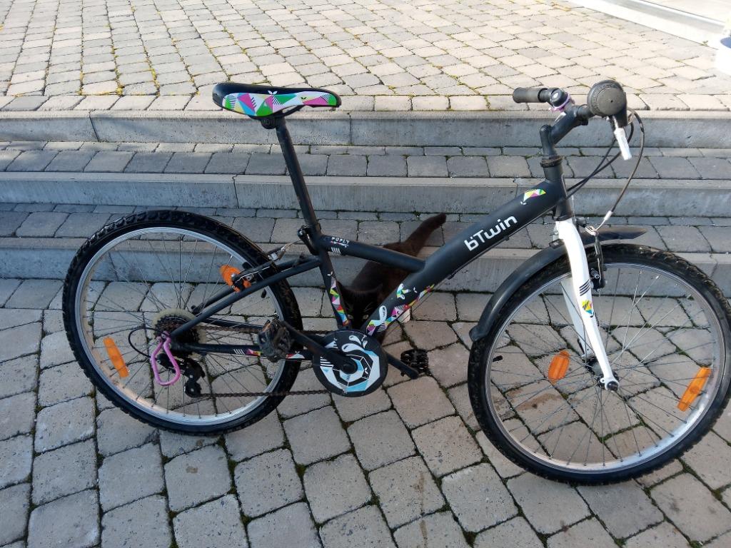 VELO MIXTE BTWIN POPLY 24 POUCES, Fietsen en Brommers, Ophalen of Verzenden, Gebruikt