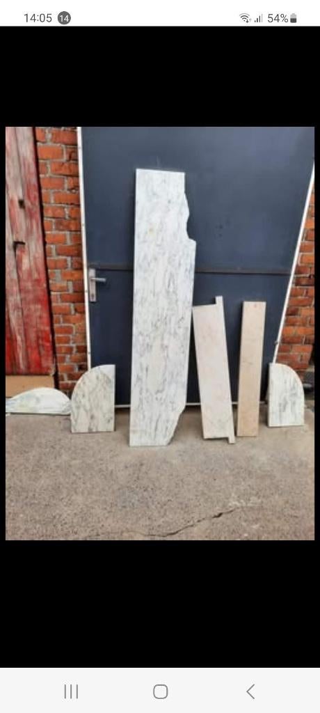 Marmer drempels(venster tablet), Enlèvement, Utilisé, Marbre, Autres types