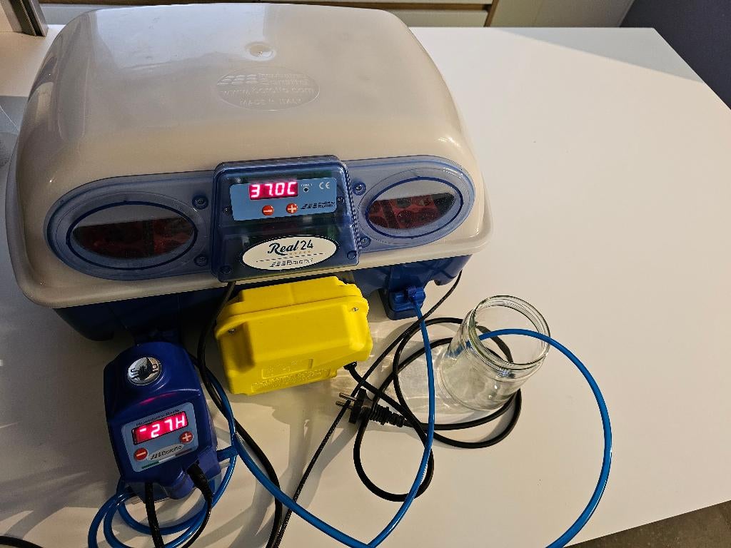 Broedmachine Broedkast Borotto Real 24 Automaat+Sirio Pomp, Dieren en Toebehoren, Pluimvee | Toebehoren, Zo goed als nieuw, Broedmachine