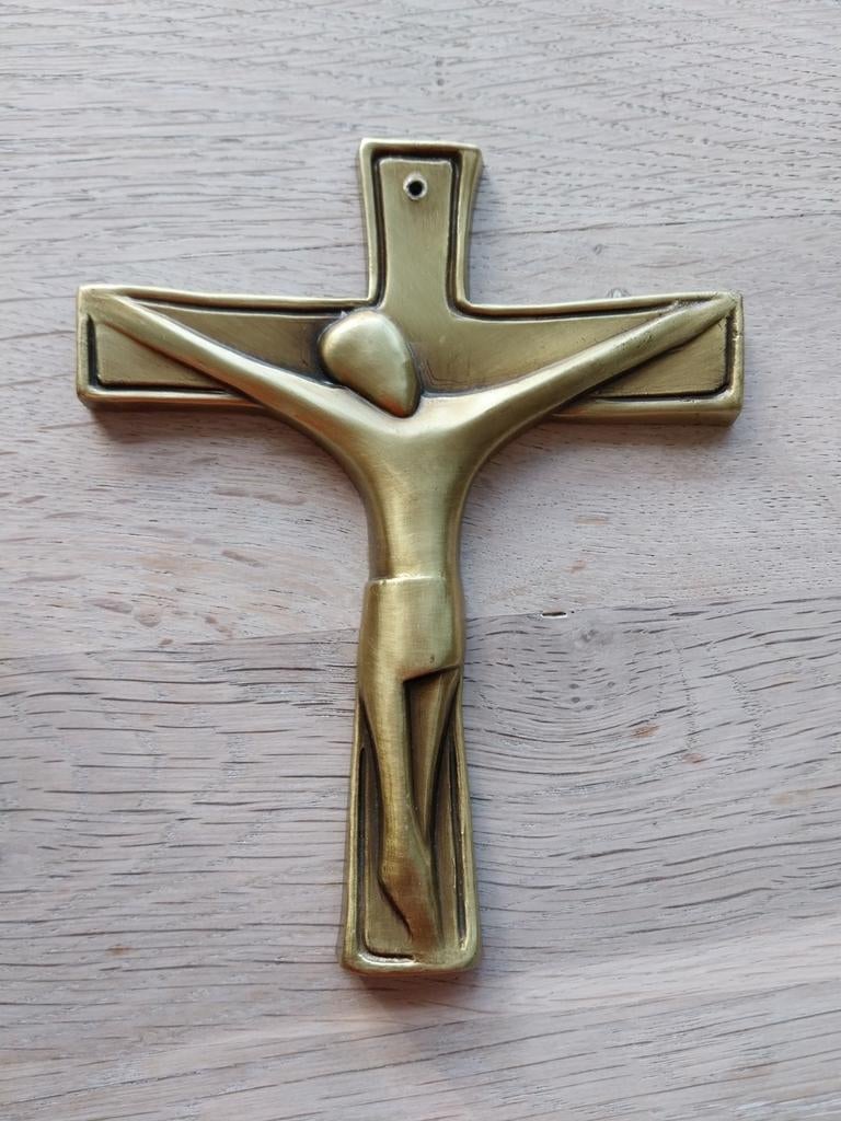 Moderne metalen crucifix, Collections, Enlèvement ou Envoi