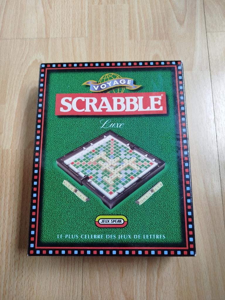 NIEUW Luxe Scrabble travel in blisterverpakking, Mattel, Nieuw, Ophalen of Verzenden, Drie of vier spelers