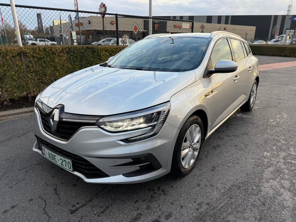 Renault Megane 1.3tce Led Cam 2021 Carplay Xenon, Auto's, Euro 6, Bedrijf, 5 deurs, Zilver of Grijs