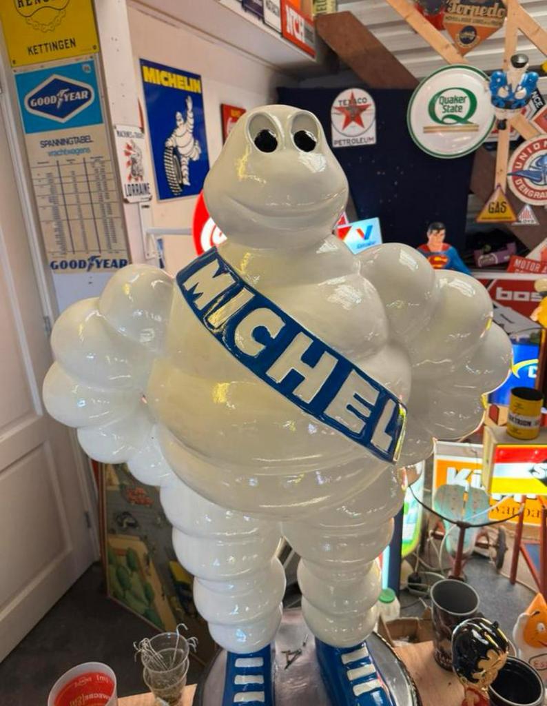 Grande image publicitaire de pneus MICHELIN, Collections, Enlèvement, Comme neuf, Panneau publicitaire