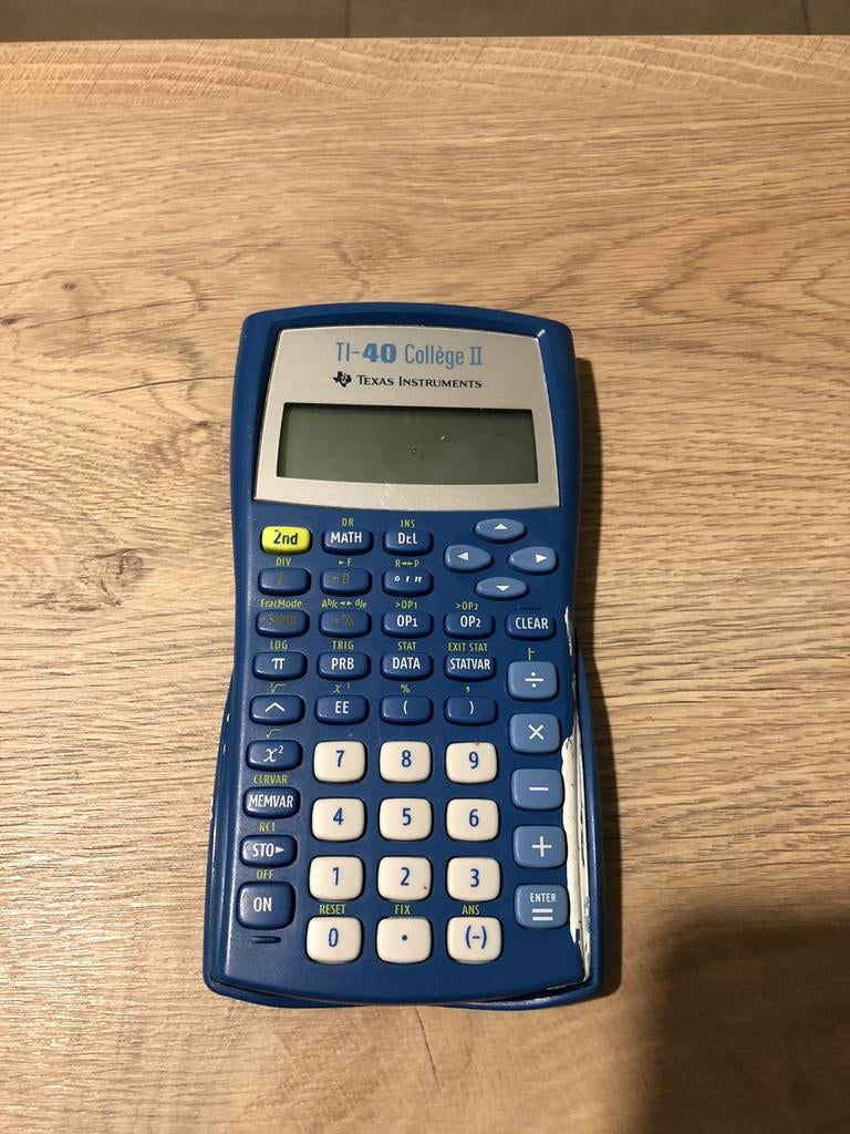 Rekenmachine Texas Instruments TI-40 Collège II, Diversen, Schoolbenodigdheden, Ophalen of Verzenden, Gebruikt
