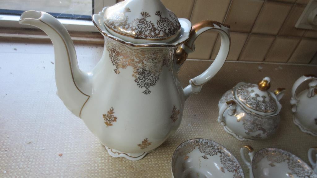 6 delig koffie servies van Mitterteich Bavaria 02, Enlèvement