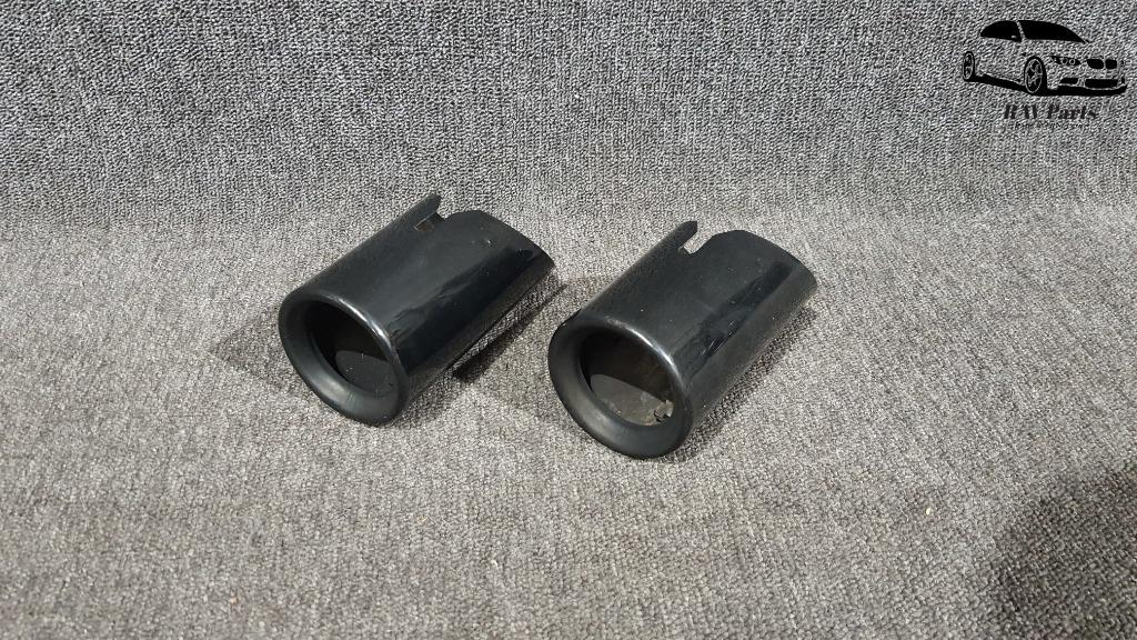 BMW F20 F30 F32 F36 Eindpijp Sierstuk Zwart Chroom 7610633, Auto-onderdelen, Uitlaatsystemen, Ophalen of Verzenden, Gebruikt, BMW