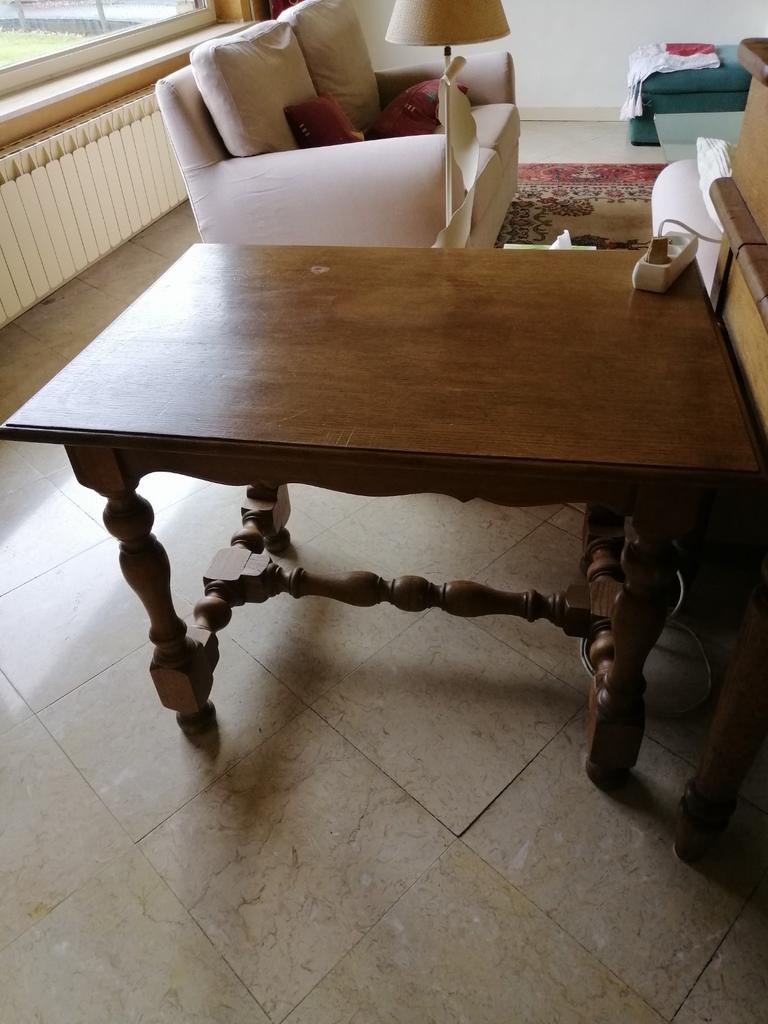 Table en chêne d'appoint, Enlèvement