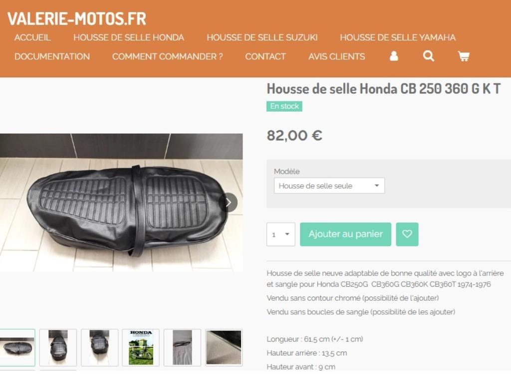Stoelhoes voor Honda CB 250 G CB 360 K G T, Motoren, Verzenden, Nieuw