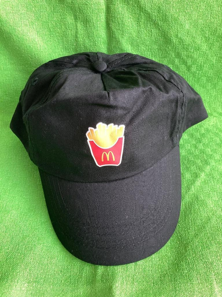 McDo McDonald's frites Casquette édition limitée noir, Neuf, Enlèvement ou Envoi, One size fits all, Casquette