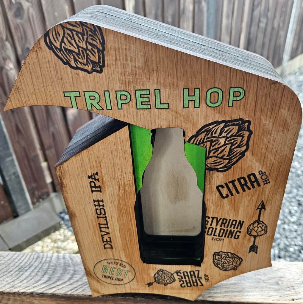 Panneau publicitaire Wooden D de Duvel Tripel Hop
C'est, Collections, Marques de bière, Comme neuf, Duvel, Enlèvement ou Envoi
