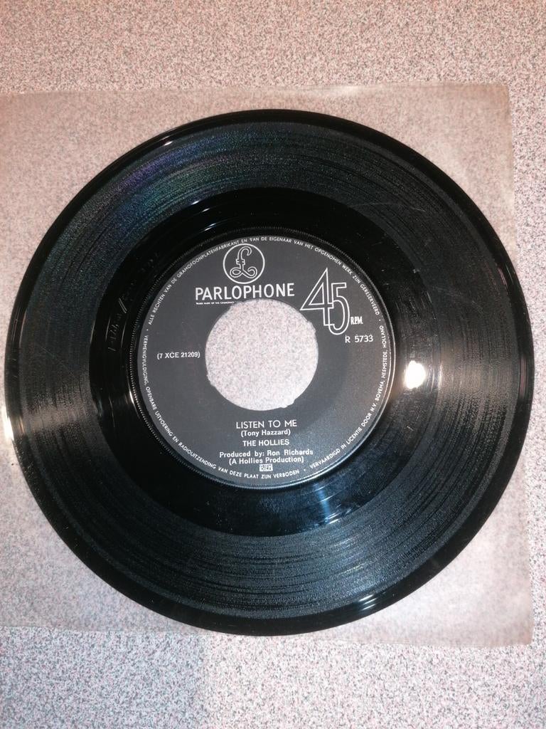 Do the best you can, the hollies, listen to me, Tony hazzard, Cd's en Dvd's, Vinyl Singles, Ophalen of Verzenden, Zo goed als nieuw