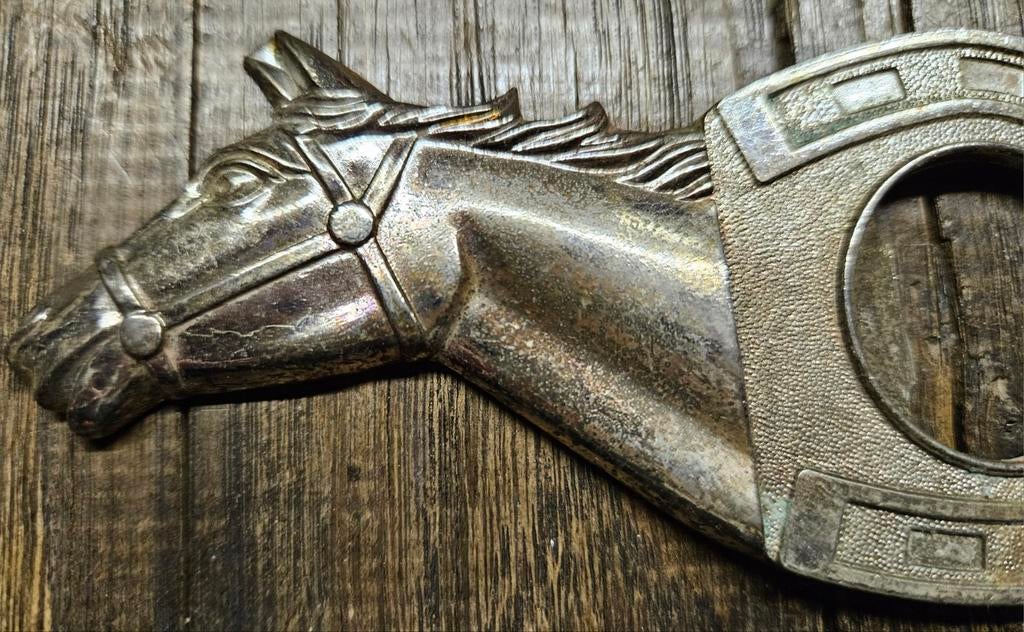 Paardenhoofd hoefijzer vintage flesopener
Dit ob, Ophalen of Verzenden