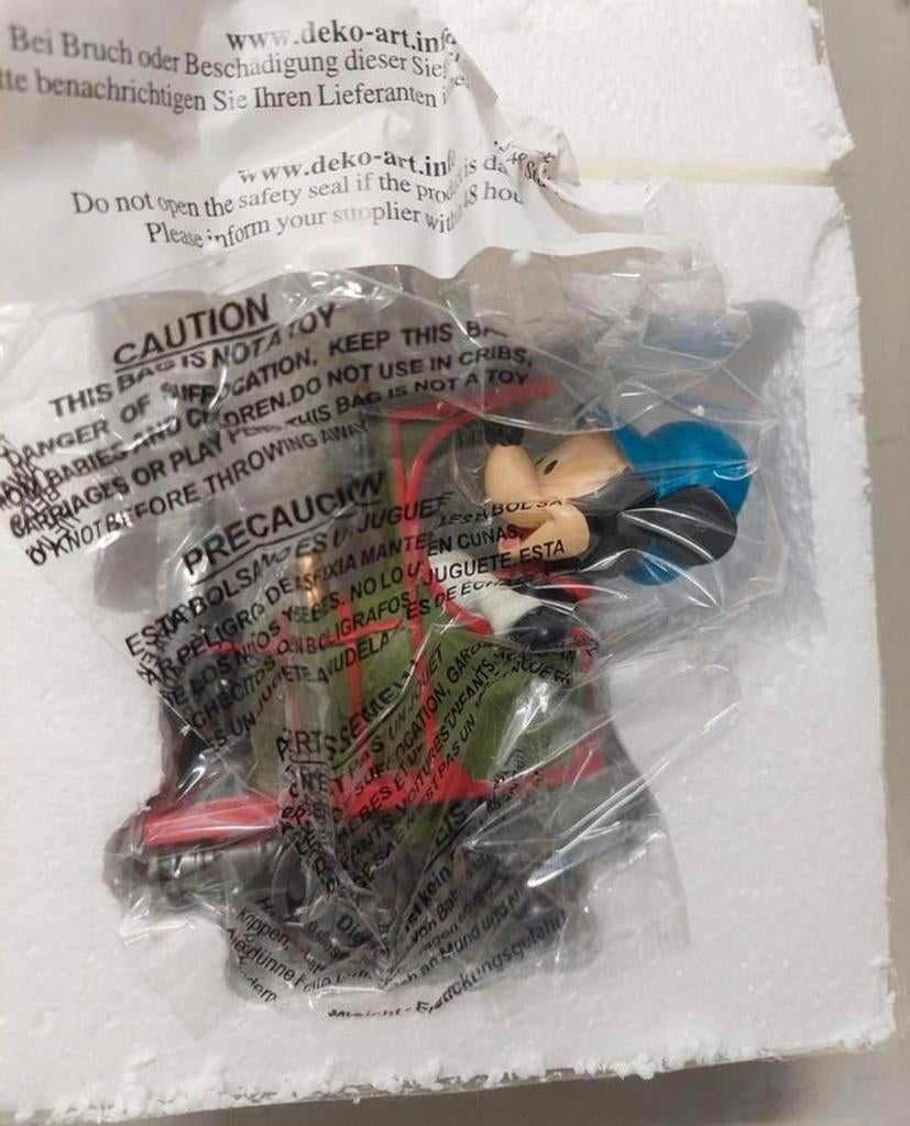 Mickey Mouse Trein Beeld Originele verpakking, Verzamelen, Disney, Zo goed als nieuw, Beeldje of Figuurtje, Mickey Mouse, Ophalen