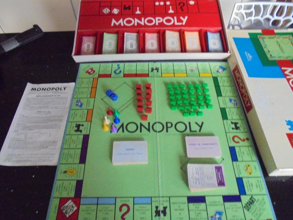 ancien jeu monopoly complet, Enlèvement ou Envoi, Utilisé