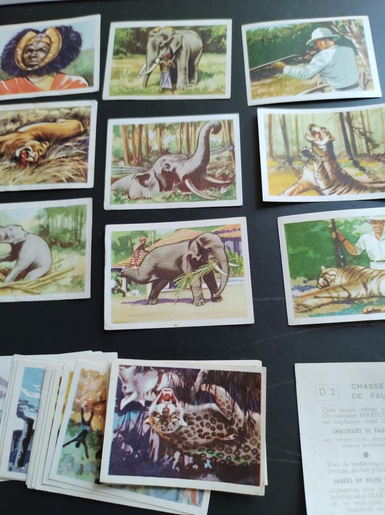 Jagers op wilde dieren , chocolade martougin, Enlèvement ou Envoi