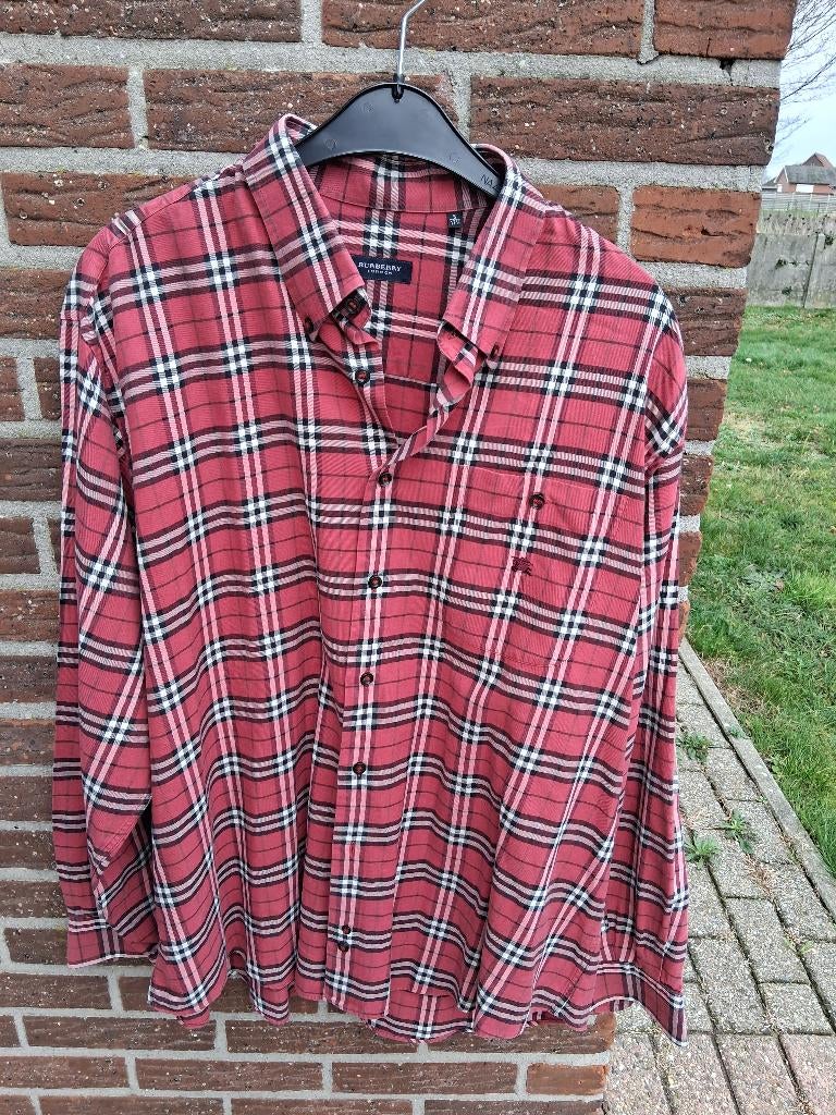 Heren hemd Burberry Mt XL, Vêtements | Hommes, Chemises, Porté, Rouge, Enlèvement ou Envoi