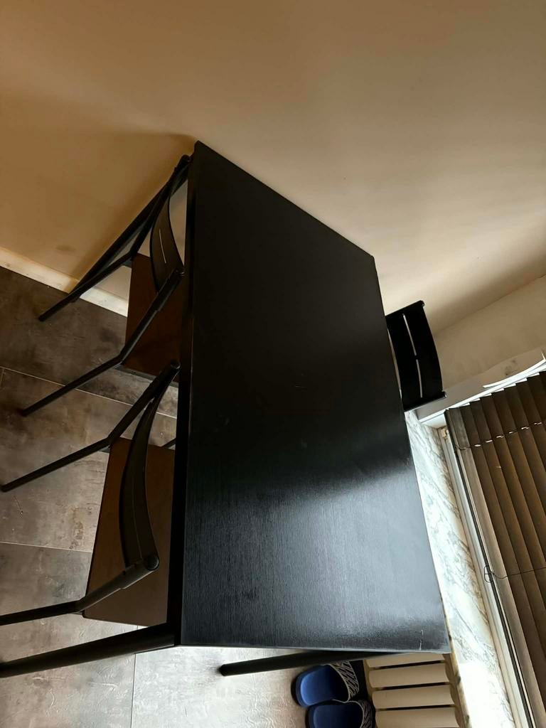 Tafel met 3 stoelen, Huis en Inrichting, Ophalen, Gebruikt