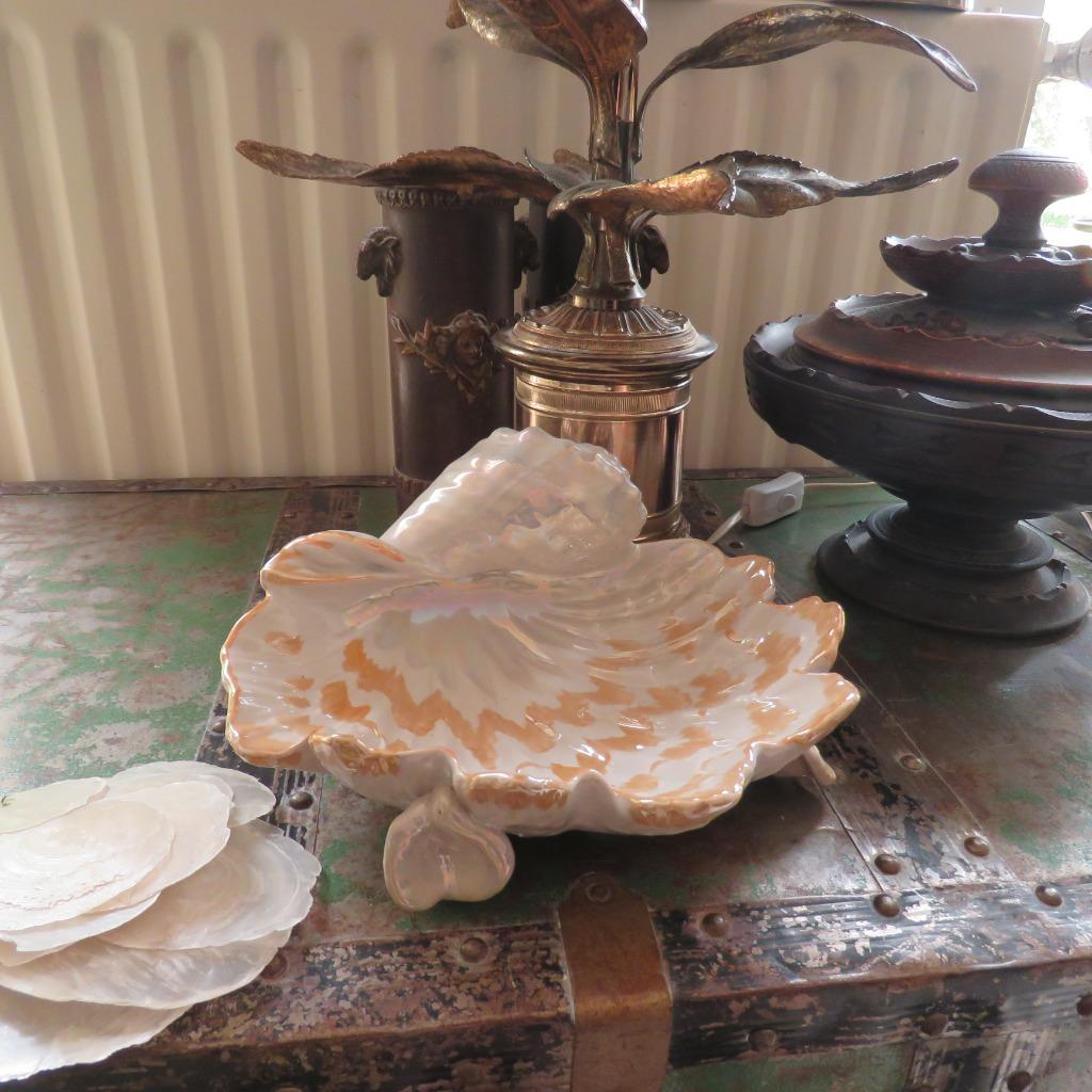 Plat à bonbons vintage de l'URSS, à vide, coquille, glaçure, Enlèvement ou Envoi