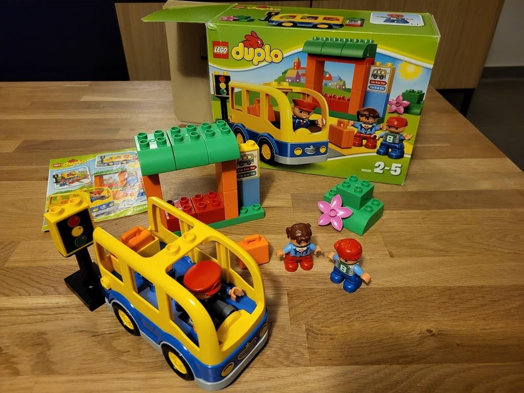 Duplo 10528 schoolbus, Ophalen, Zo goed als nieuw