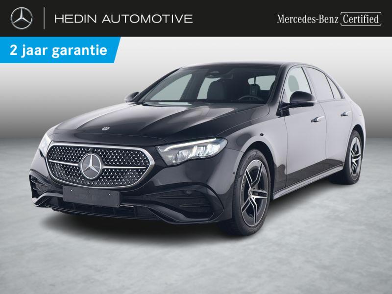 Mercedes-Benz E-klasse 300 DE Berline AMG Line | 360 Camer, Auto's, Automaat, Gebruikt, Zwart, 4 cilinders