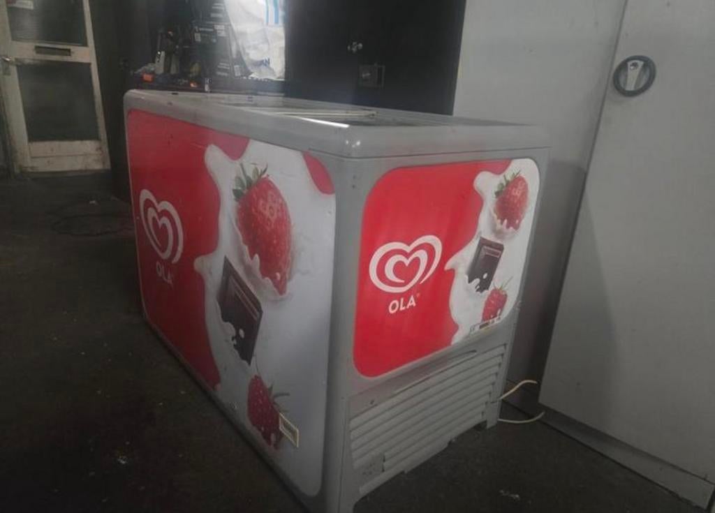 Ola ijs vriezer gebruikt, Ophalen