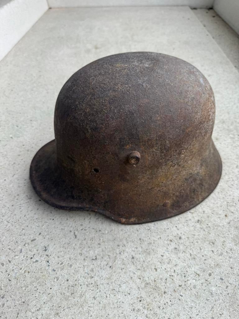 Wo1 Duitse helm, Verzamelen, Militaria | Algemeen, Ophalen of Verzenden