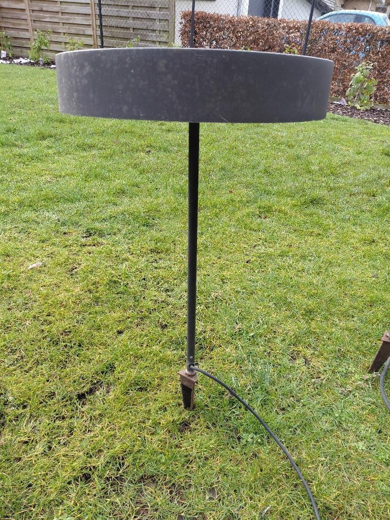 3 stijlvolle tuinlampen - stijl Louis Kalff, Antiek en Kunst, Ophalen