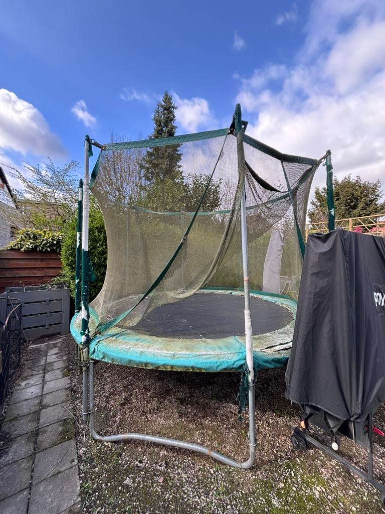 Trampoline 380cm, Ophalen, Gebruikt