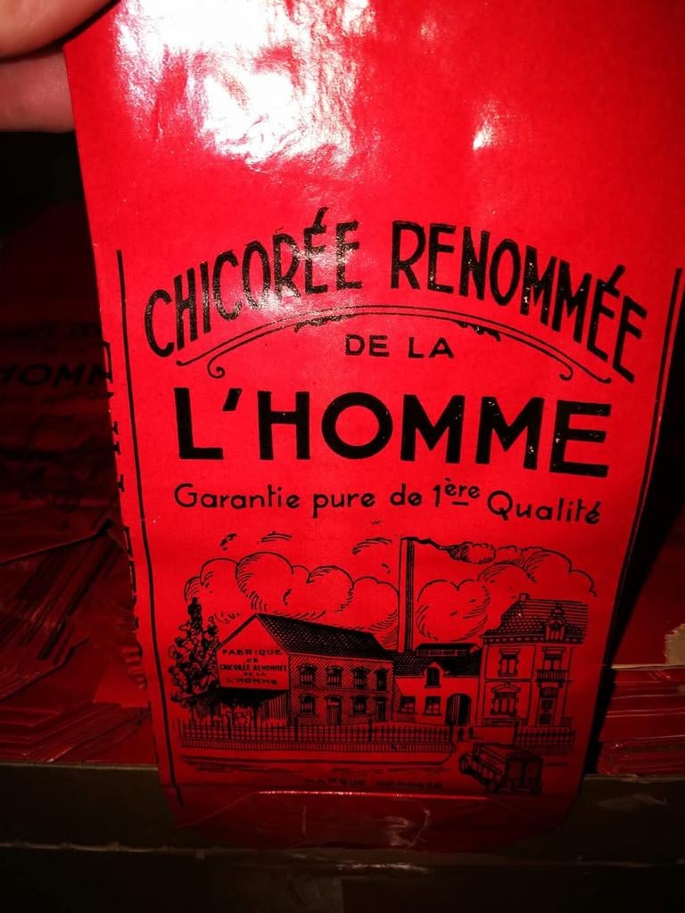 Sachet publicitaire chicorée de la l Homme Jemelle, Collections, Enlèvement