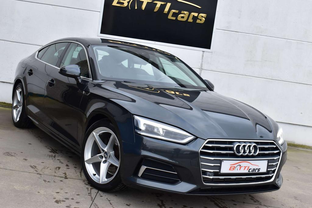 Audi A5 2.0 TFSI* Navi* Zetelverw.* Airco* PDC* 18" Velgen, Auto's, Voorwielaandrijving, 4 zetels, Stof, Gebruikt