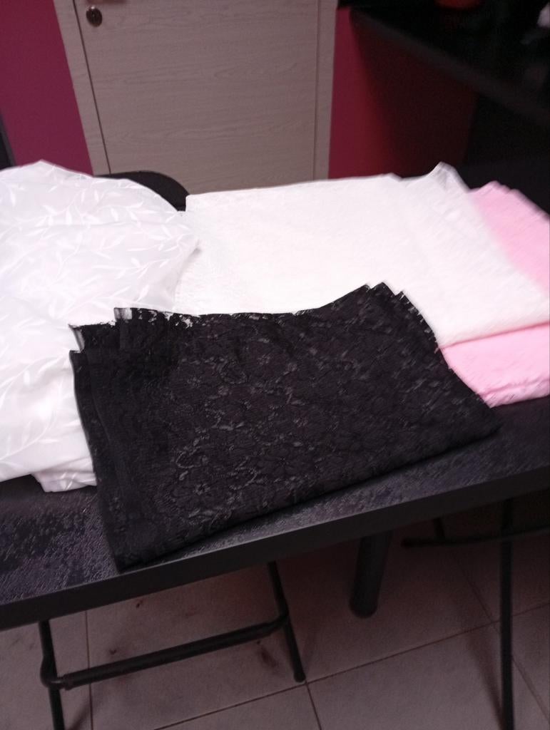 Diverse kortingsbonnen voor kantstof, Hobby en Vrije tijd, Stoffen en Lappen, Kant, Wit, Ophalen of Verzenden