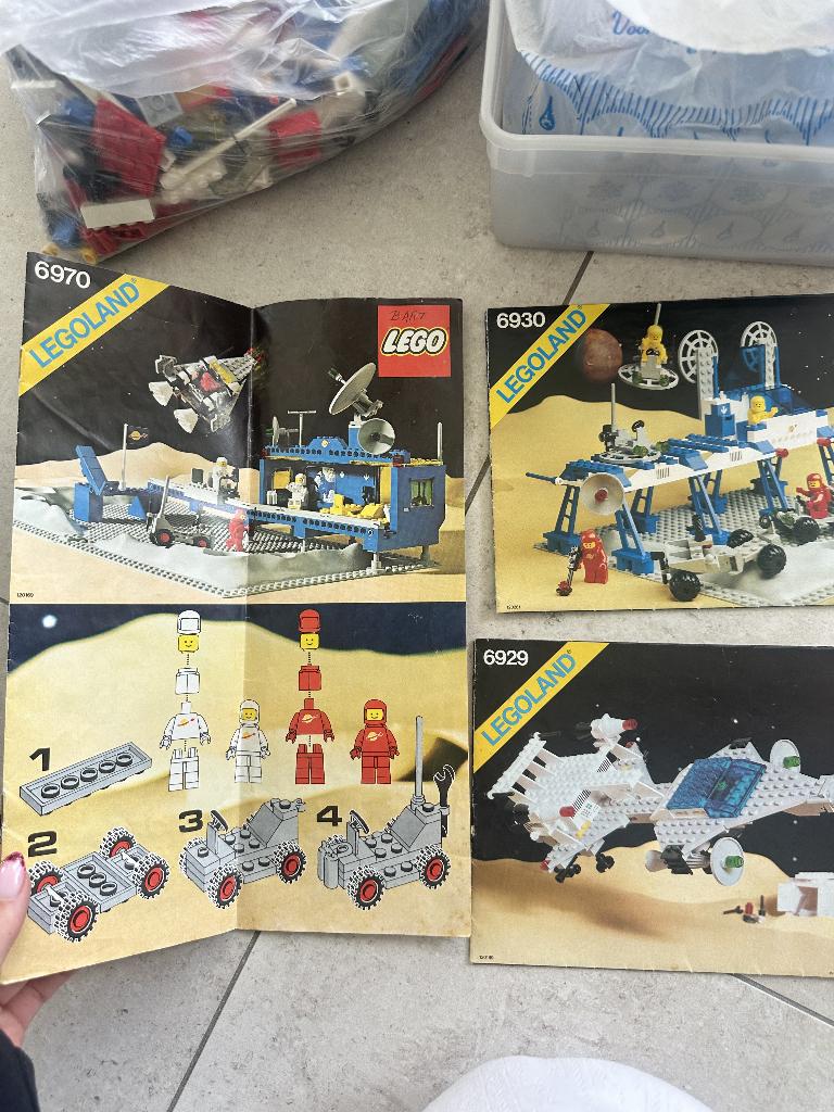 LEGO Classic Space sets 6950 + 6970 (vintage), Ophalen of Verzenden, Gebruikt, Complete set, Lego